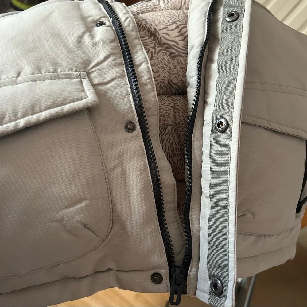 Zara Kids Puffer Jacket in Light Gray - Picture 5 of 12